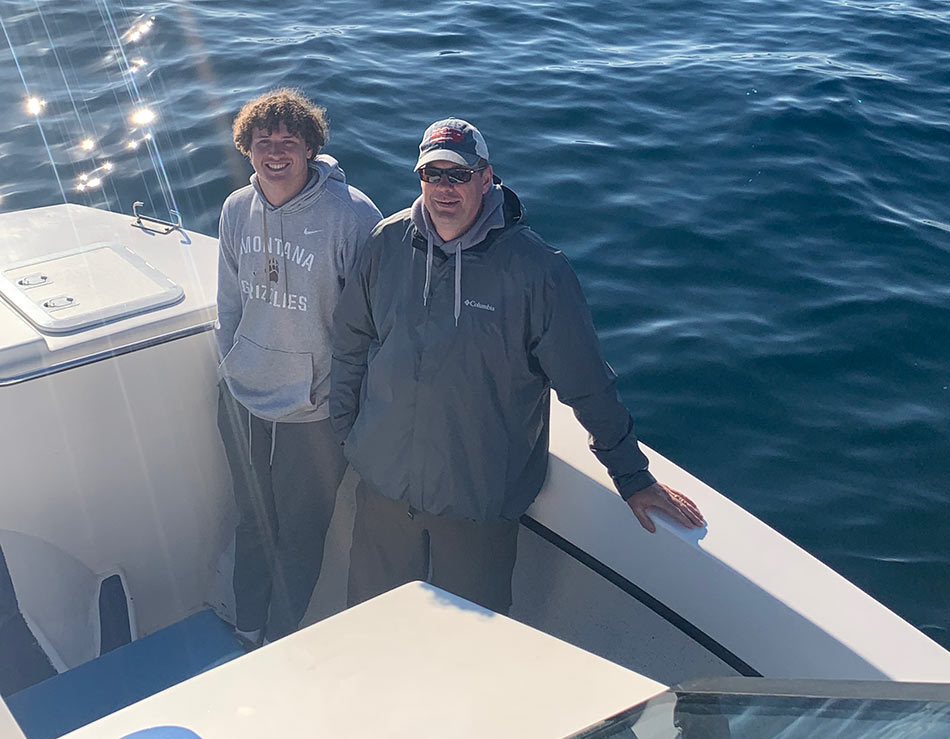 On the boat